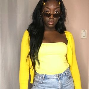 Yellow Cardigan
